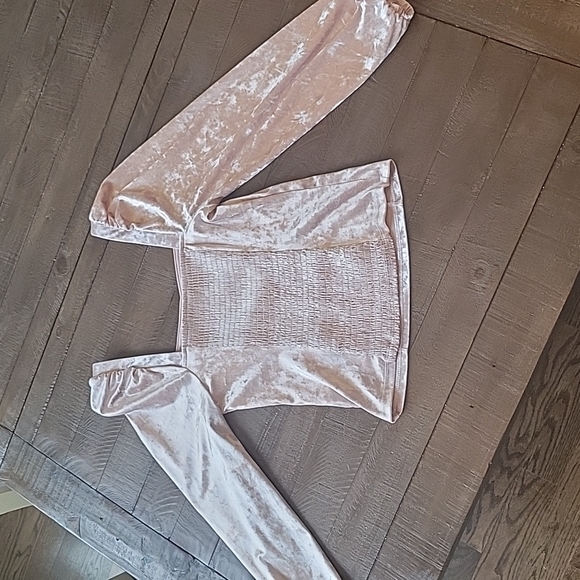 Anthropologie Jessima Velvet Blouse NWOT - Picture 9 of 11